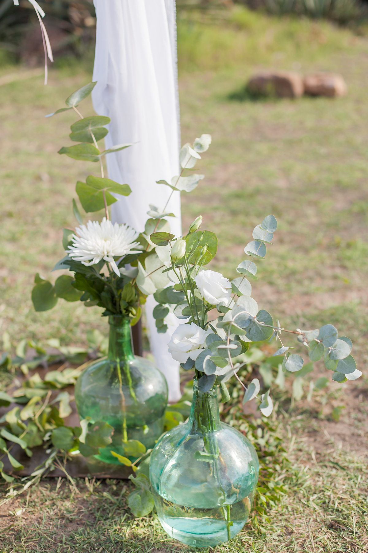 Blumendekoration Hochzeit, Zeremonie Dekoration