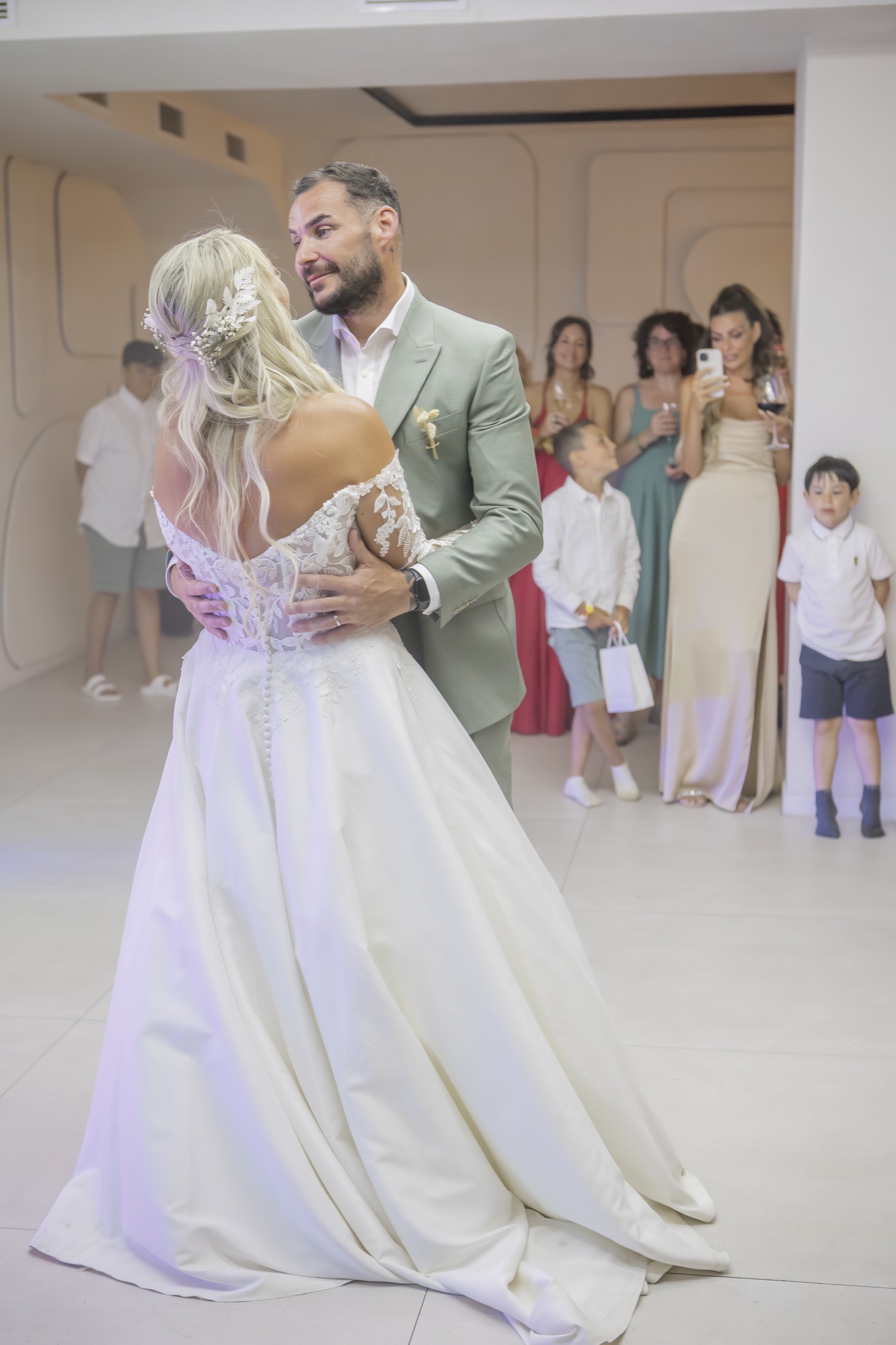 Erster Tanz des Brautpaars, El Paraiso al Mar Guardias Viejas, Strandhochzeit Andalusien