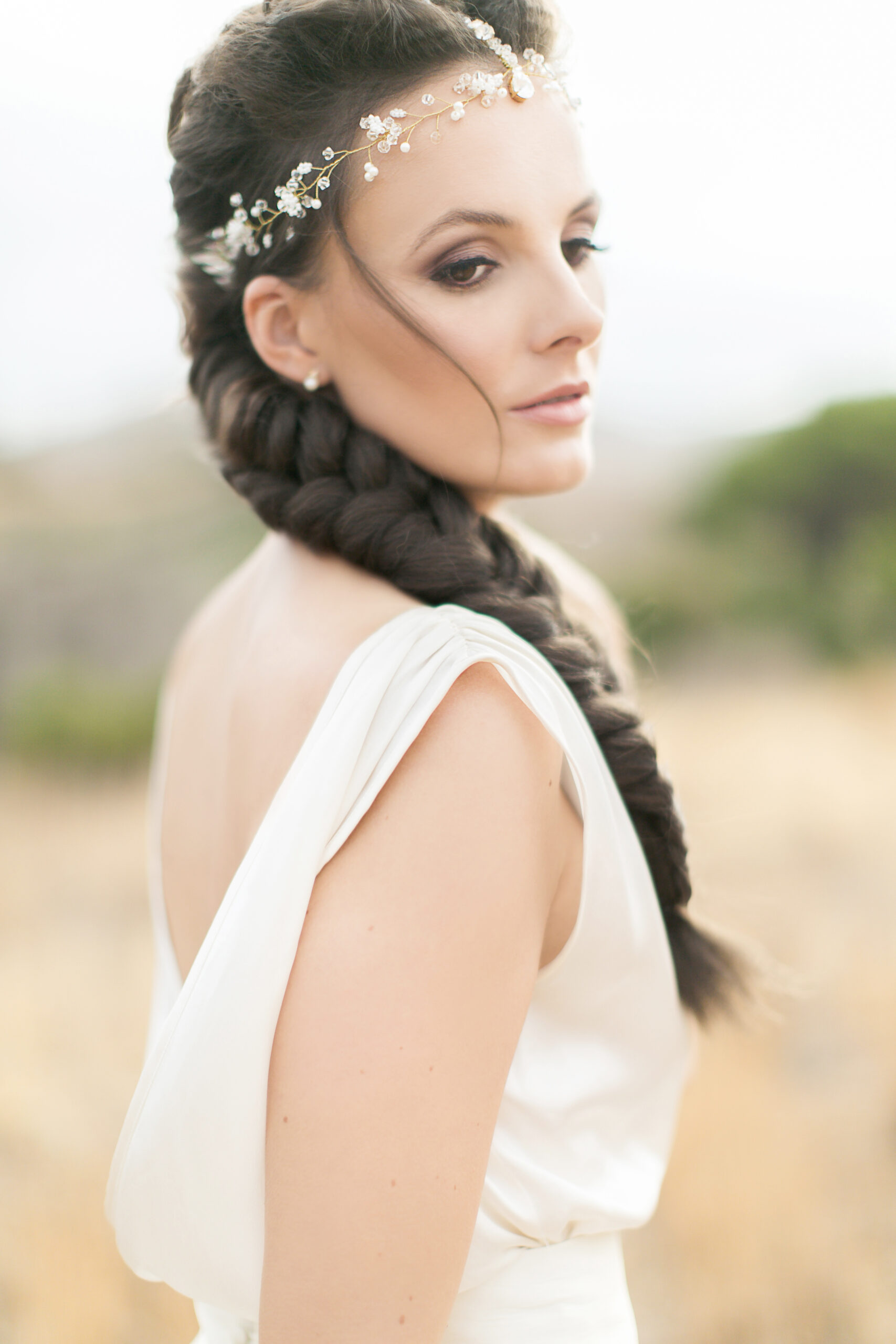 Boho-Einladungskarte mit Luftpflanze, Flatlay Cabo de Gata