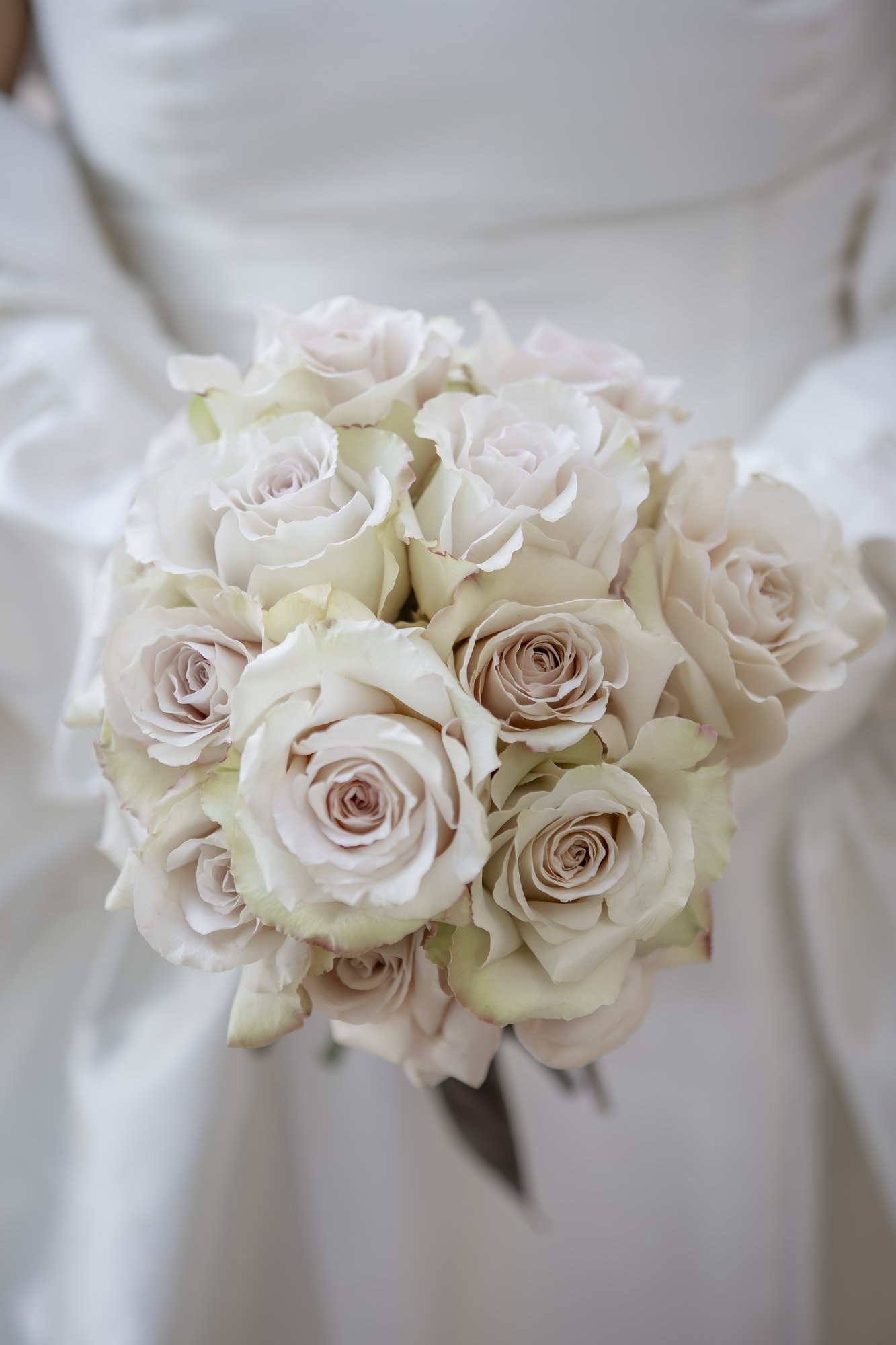 Brautstrauß aus Rosen im Closeup, Hacienda Hochzeit Andalusien